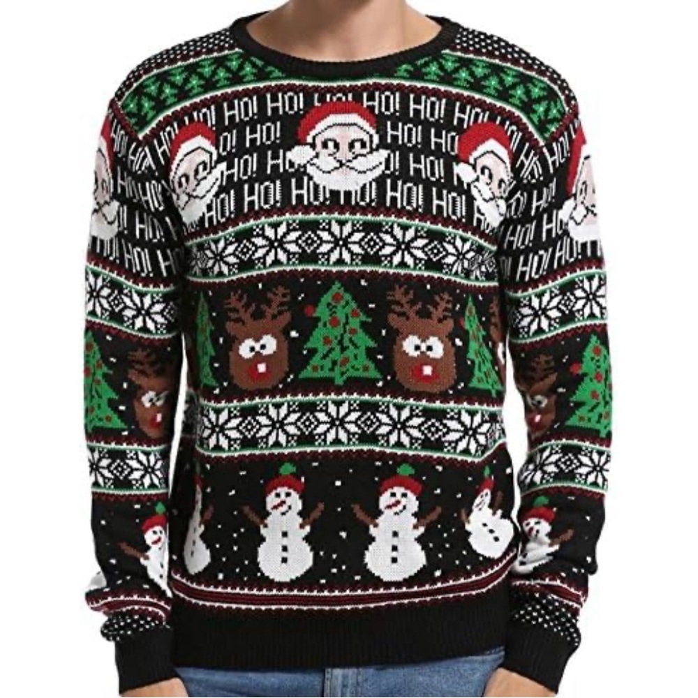 Stock
*daisysboutique* Men's Holiday Reindeer Snowman Santa Snowflakes Sweater
